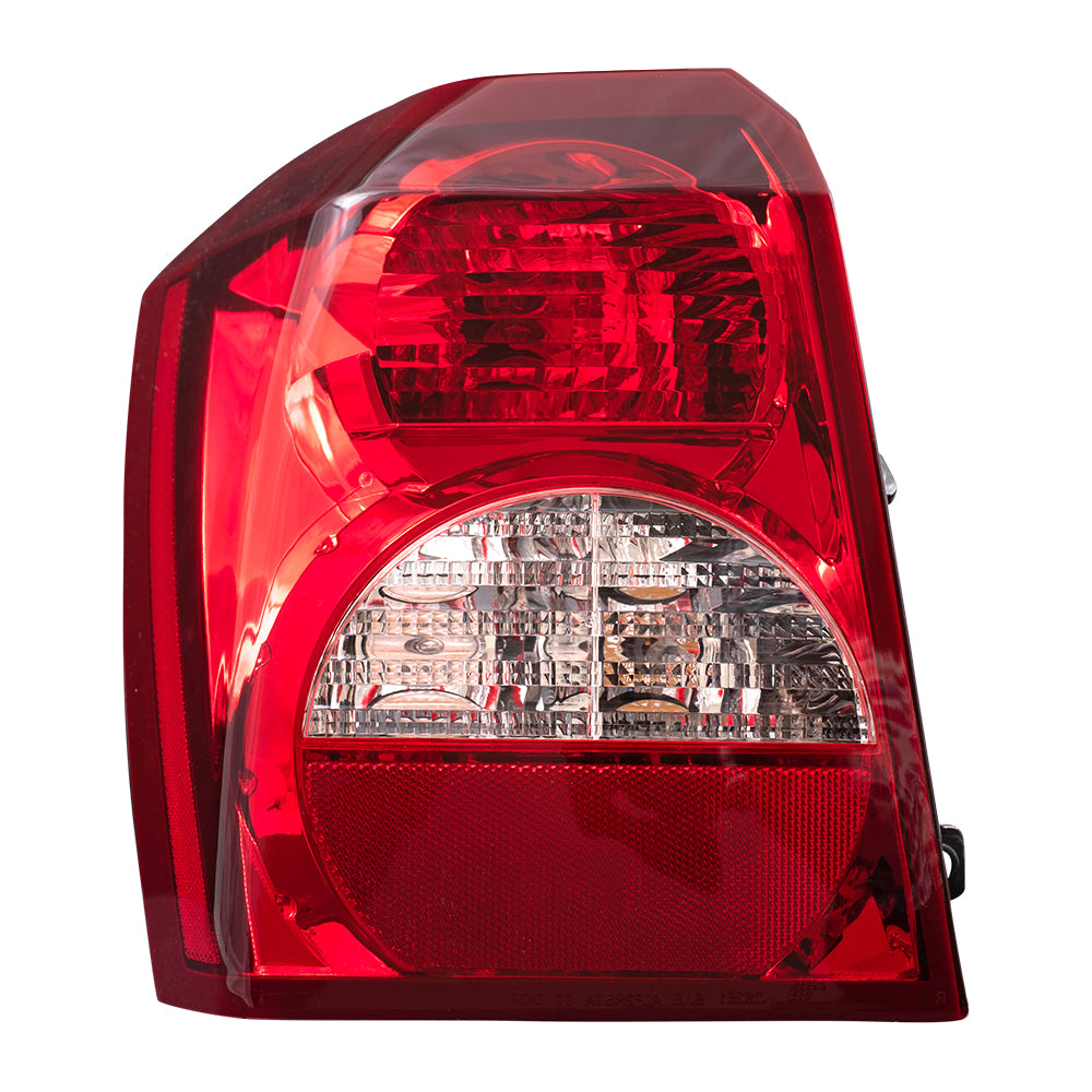 Brock Replacement Driver Tail Light Compatible with 2008-2012 Caliber 5160361AA