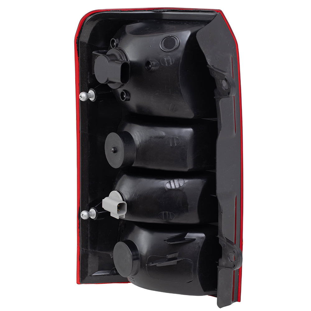 Brock Replacement Passenger Tail Light Compatible with 2008-2017 Patriot 5160364AG 5160364AC 5160364AE