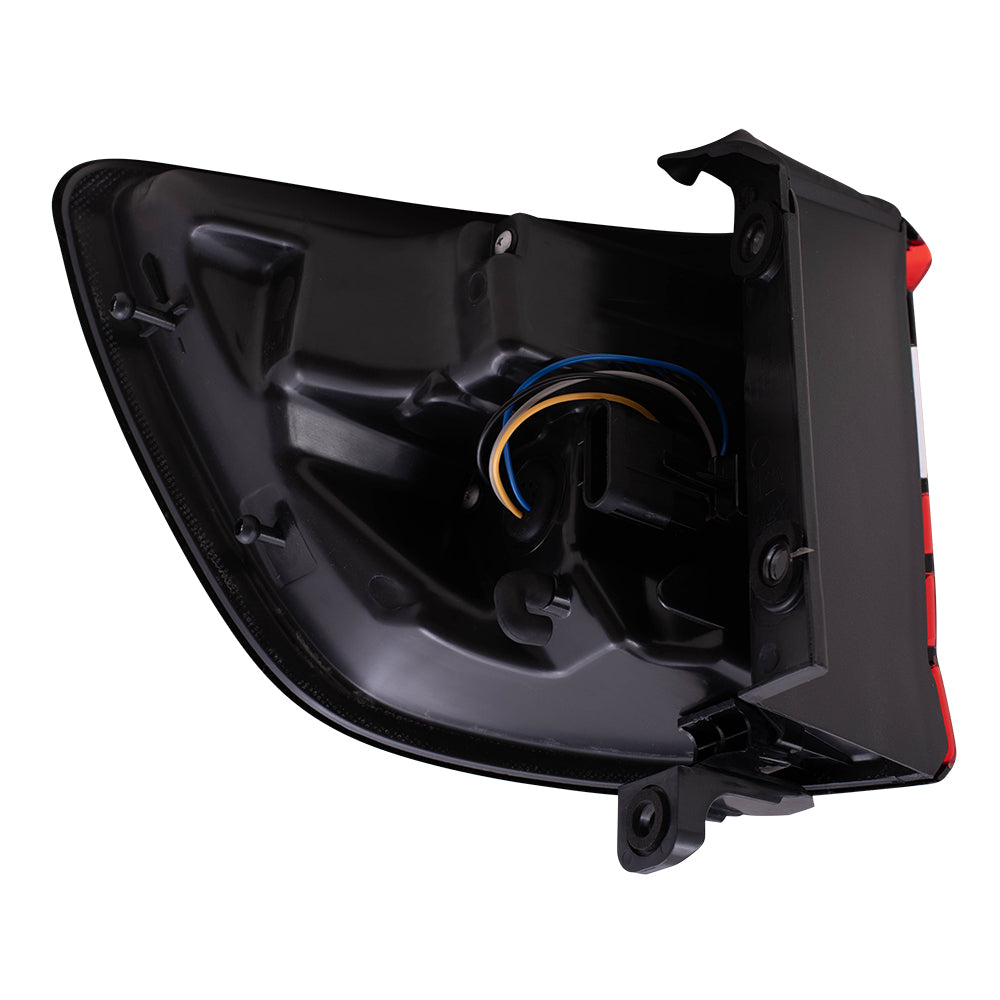 Brock Replacement Set Driver and Passenger Tail Lights Quarter Panel Mounted Compatible with 2014-2020 Durango