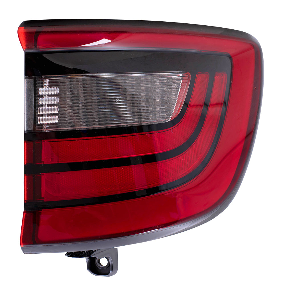 Brock Replacement Passenger Tail Light Quarter Panel Mounted Compatible with 2014-2020 Durango