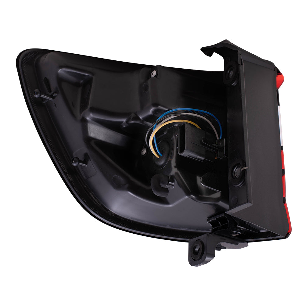 Brock Replacement Passenger Tail Light Quarter Panel Mounted Compatible with 2014-2020 Durango