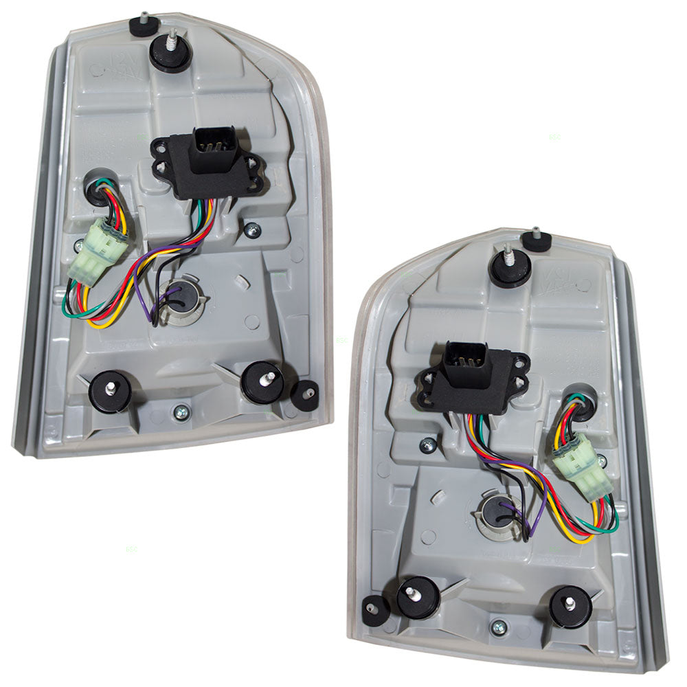 Brock Replacement Set Driver and Passenger Tail Lights Compatible with 2011-2014 300 68042171AE 68042170AE