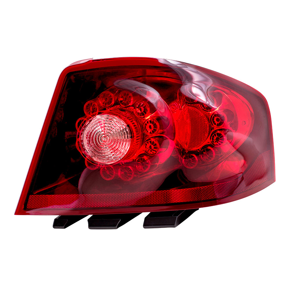Brock Replacement Set Driver and Passenger Tail Lights Compatible with 2011-2014 Avenger 5182523AG 5182522AG