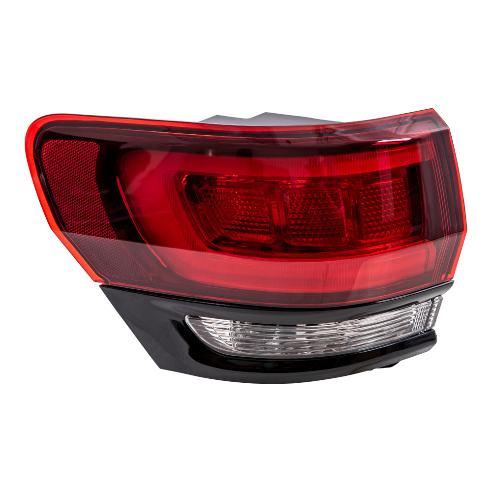 Brock Replacement Driver Side Tail Light Assembly Quarter Mounted Compatible with 2014-2021 Jeep Grand Cherokee SRT/ 2014-2021 Trackhawk