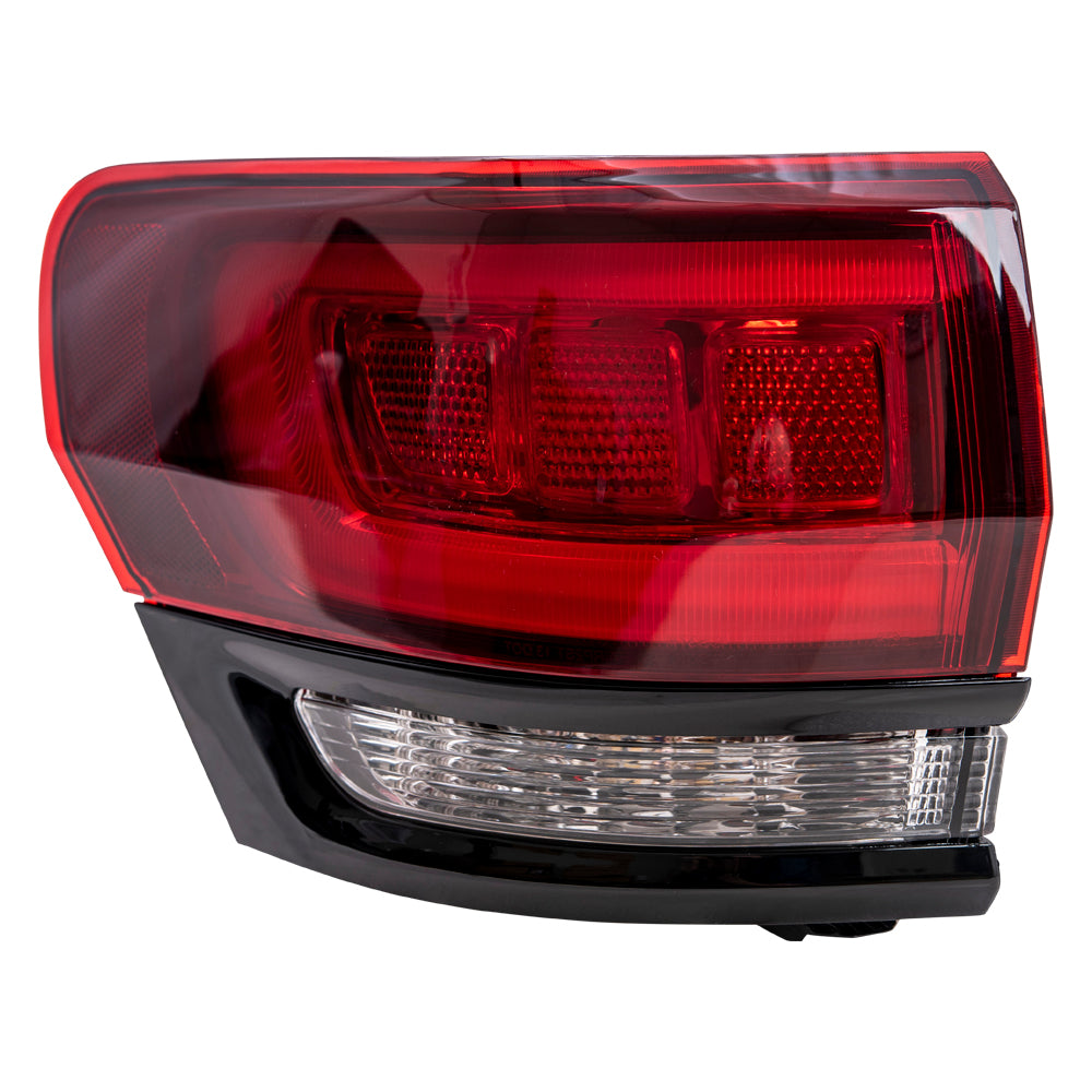 Brock Replacement Driver Side Tail Light Assembly Quarter Mounted Compatible with 2014-2021 Jeep Grand Cherokee SRT/ 2014-2021 Trackhawk