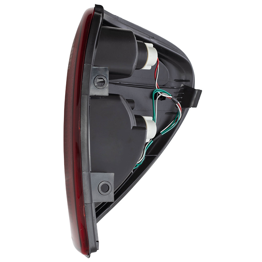 Brock Replacement Driver Tail Light Compatible with 2004-2007 Caravan Town & Country 68241335AA