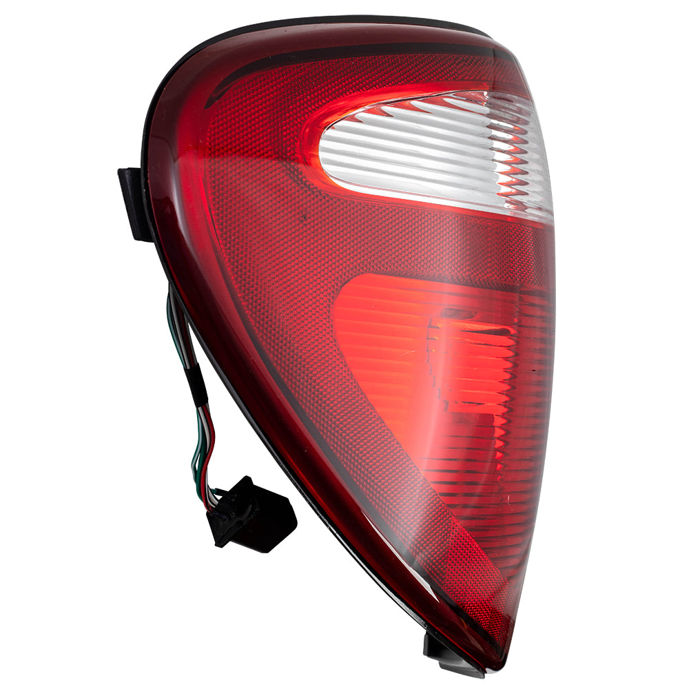 Brock Replacement Driver Tail Light Compatible with 2004-2007 Caravan Town & Country 68241335AA