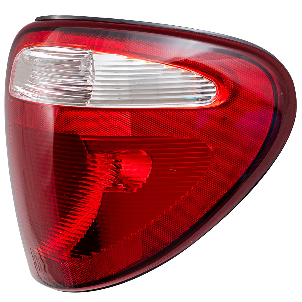 Brock Replacement Passenger Tail Light Compatible with 2004-2007 Caravan Town & Country 68241334AA
