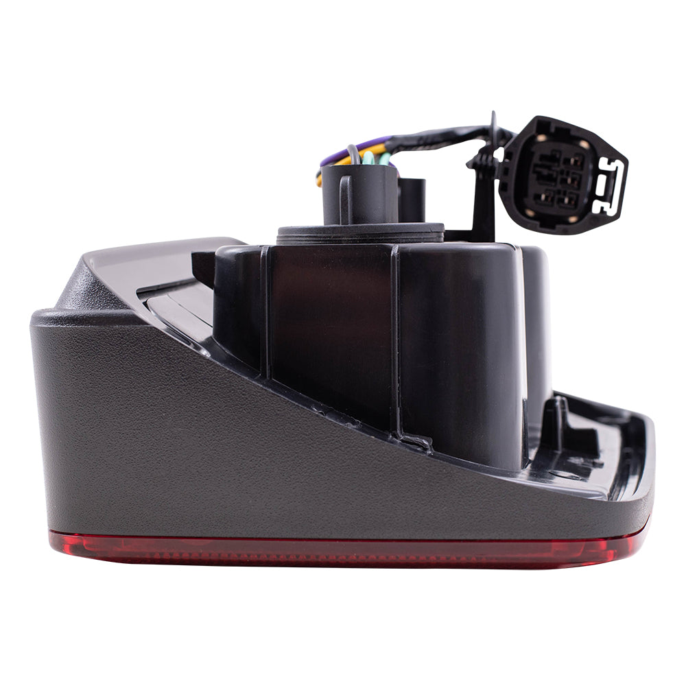 Brock Replacement Set Driver and Passenger Tail Lights Compatible with 2007-2017 Wrangler 2018 Wrangler JK 55077891AH 55077890AH