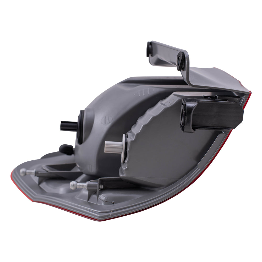 Brock Replacement Set Driver and Passenger Quarter Panel Mounted Tail Lights Compatible with 2011-2013 Grand Cherokee 55079421AG 55079420AG