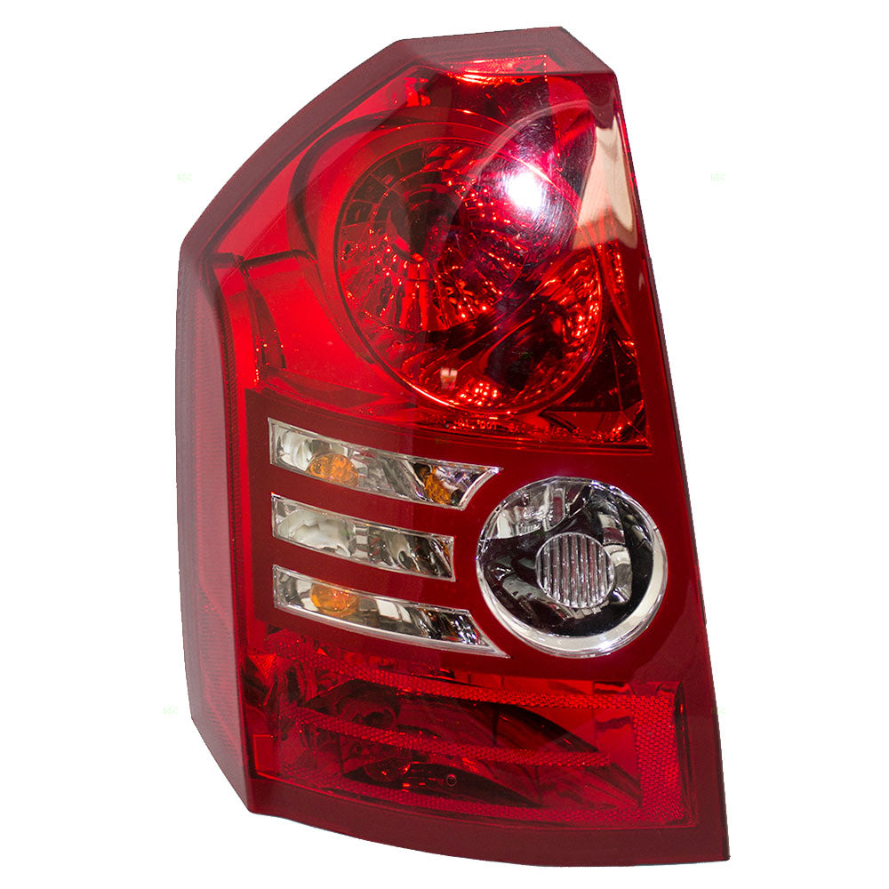 Brock Replacement Driver Tail Light Compatible with 2008-2010 300 2.7L 3.5L 4806371AD