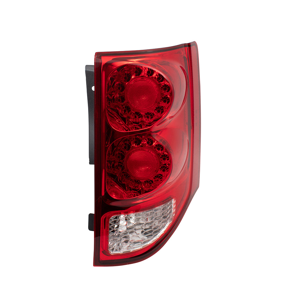 Brock Replacement Set Driver and Passenger Tail Lights Compatible with 2011-2018 Grand Caravan Van 5182535AD 5182534AD