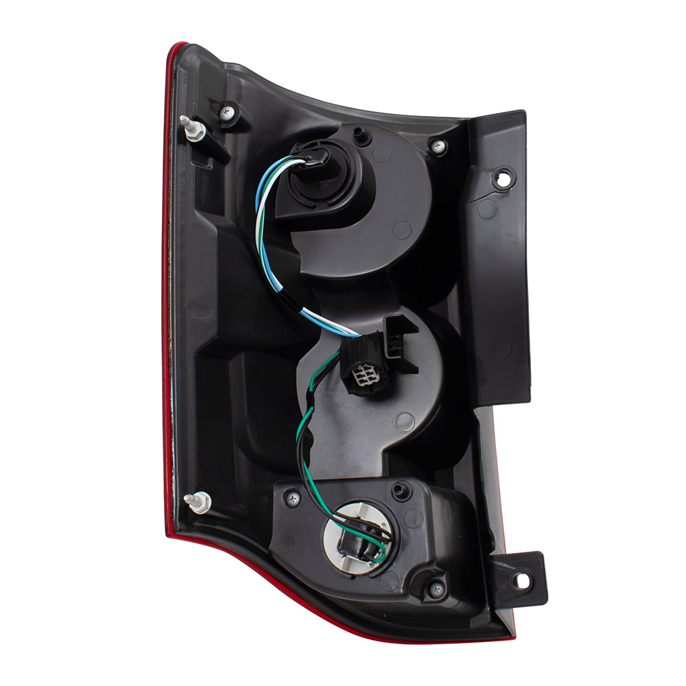 Brock Replacement Set Driver and Passenger Tail Lights Compatible with 2011-2018 Grand Caravan Van 5182535AD 5182534AD