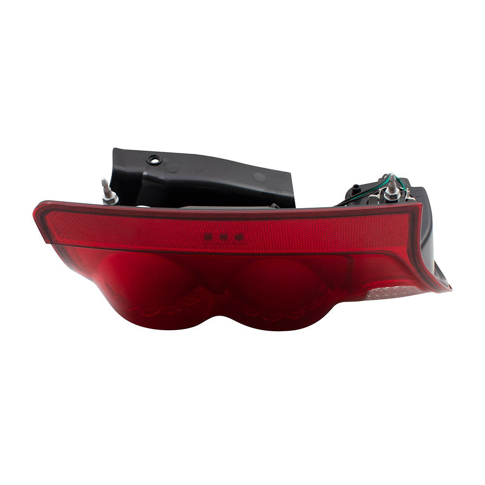 Brock Replacement Set Driver and Passenger Tail Lights Compatible with 2011-2018 Grand Caravan Van 5182535AD 5182534AD