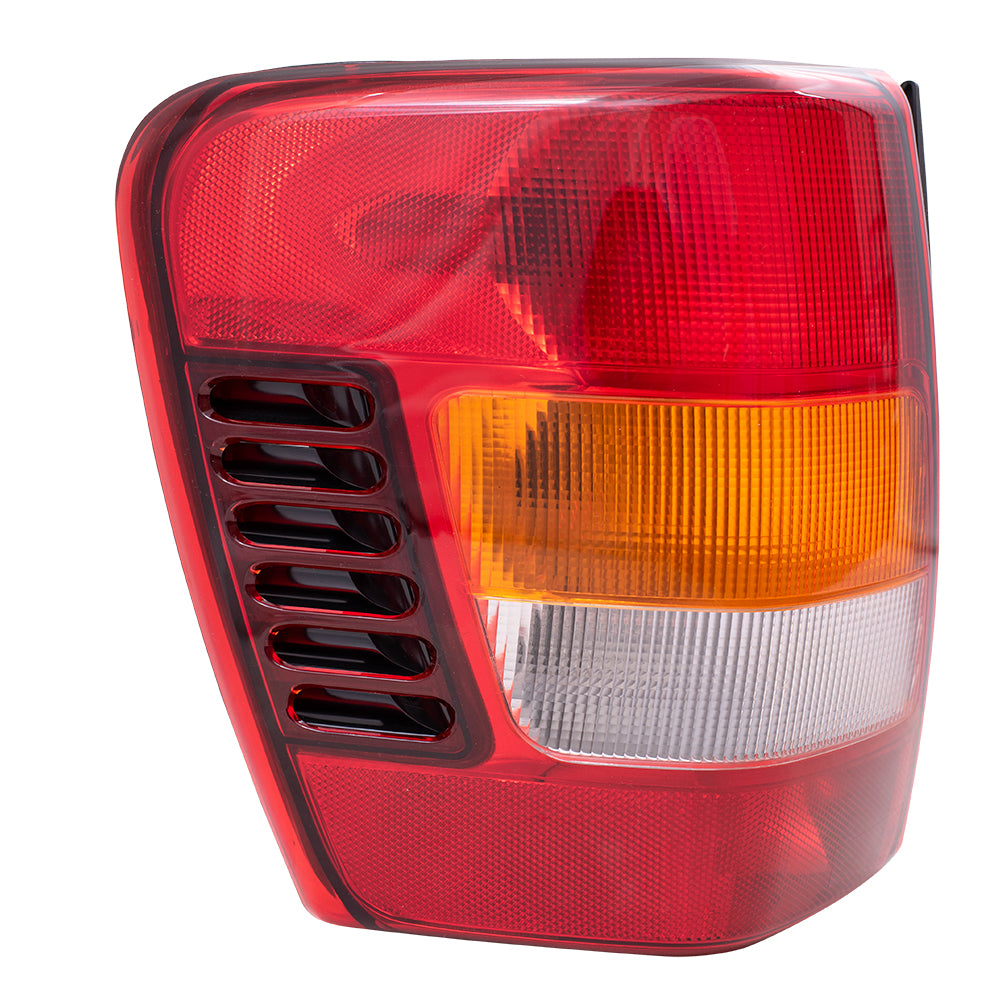 Brock Replacement Driver Tail Light with Circuit Board Compatible with 2002-2004 Grand Cherokee 55155139AH