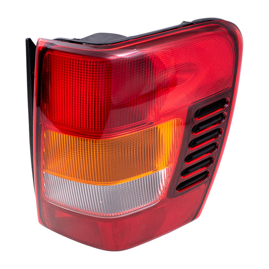 Brock Replacement Passenger Tail Light with Circuit Board Compatible with 2002-2004 Grand Cherokee 55155138AI