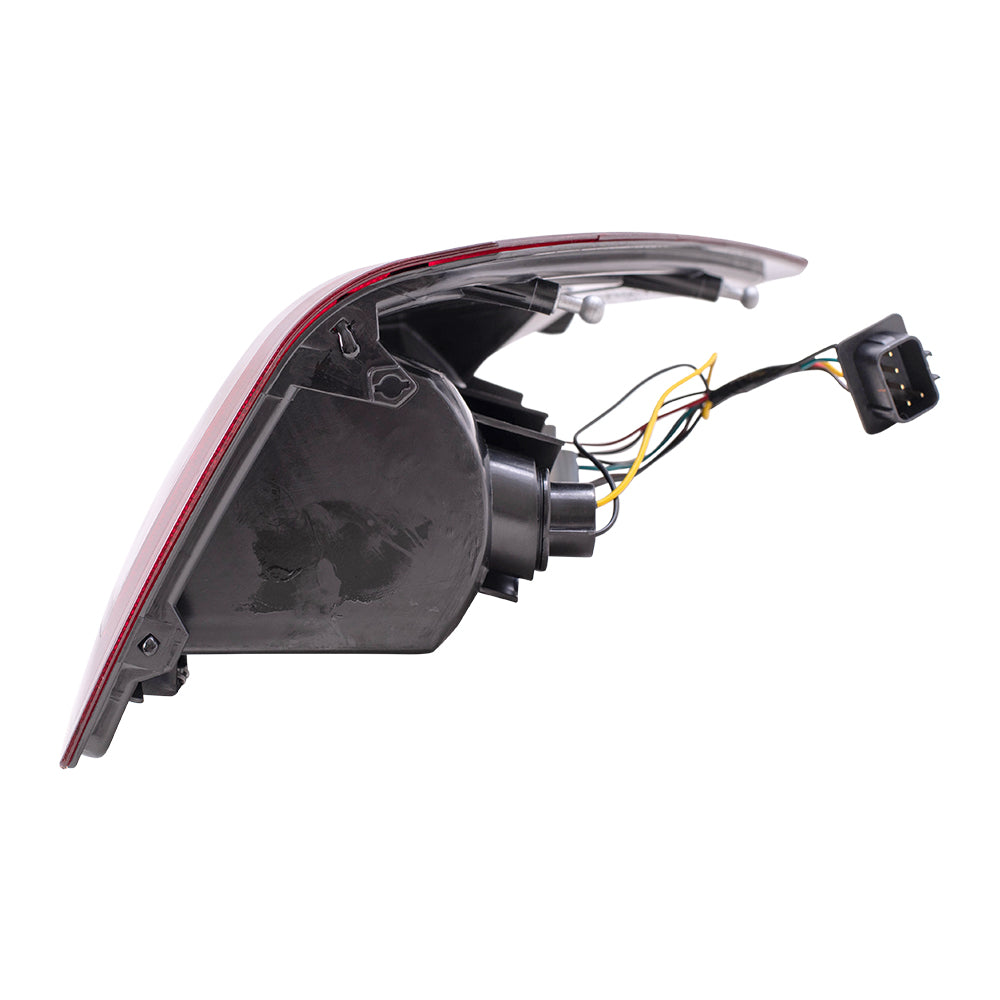 Brock Replacement Set Driver and Passenger Tail Lights with Bulb Sockets and Wiring Compatible with 2005-2006 Grand Cherokee 55156615AF 55156614AF