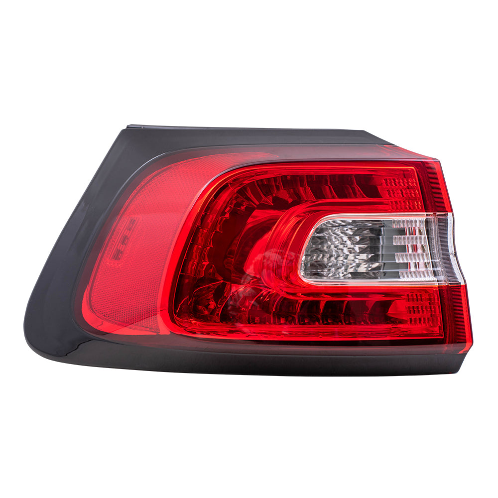 Brock Taillight for 14-17 Jeep Cherokee Drivers Tail Lamp Quarter Panel Mounted Lens