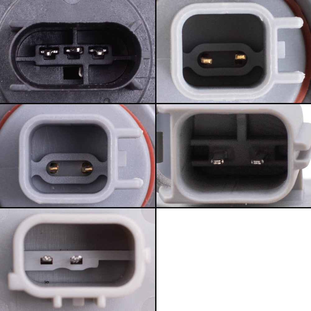 Brock Aftermarket Replacement Driver Left Passenger Right Tail Lights with Chrome Bezel without Platinum Insert Quarter Panel and Liftgate Mounted Set Compatible with 2014-2021 Grand Cherokee Laredo