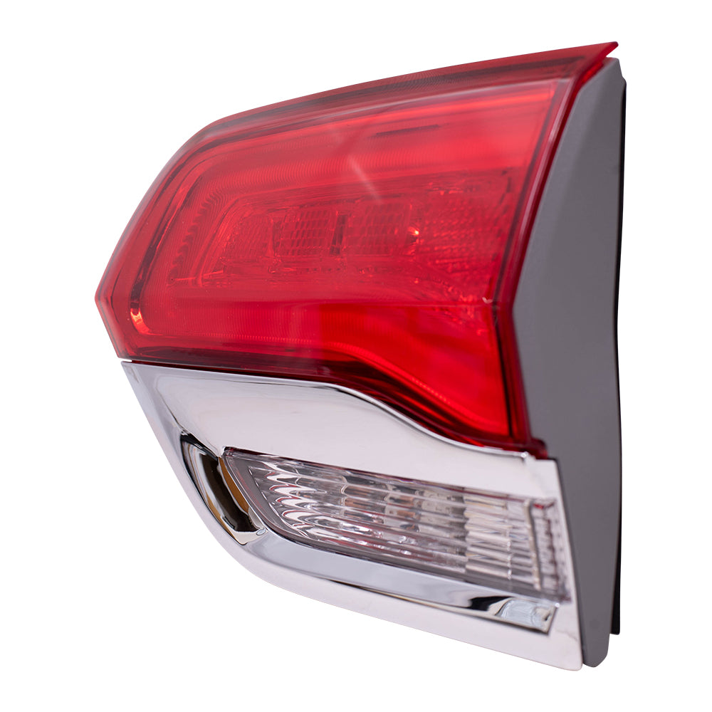 Brock Replacement Set Driver and Passenger Tail Lights Granite Liftgate Lid Mounted Compatible with 2014-2019 Grand Cherokee 68110047AD 68110046AD