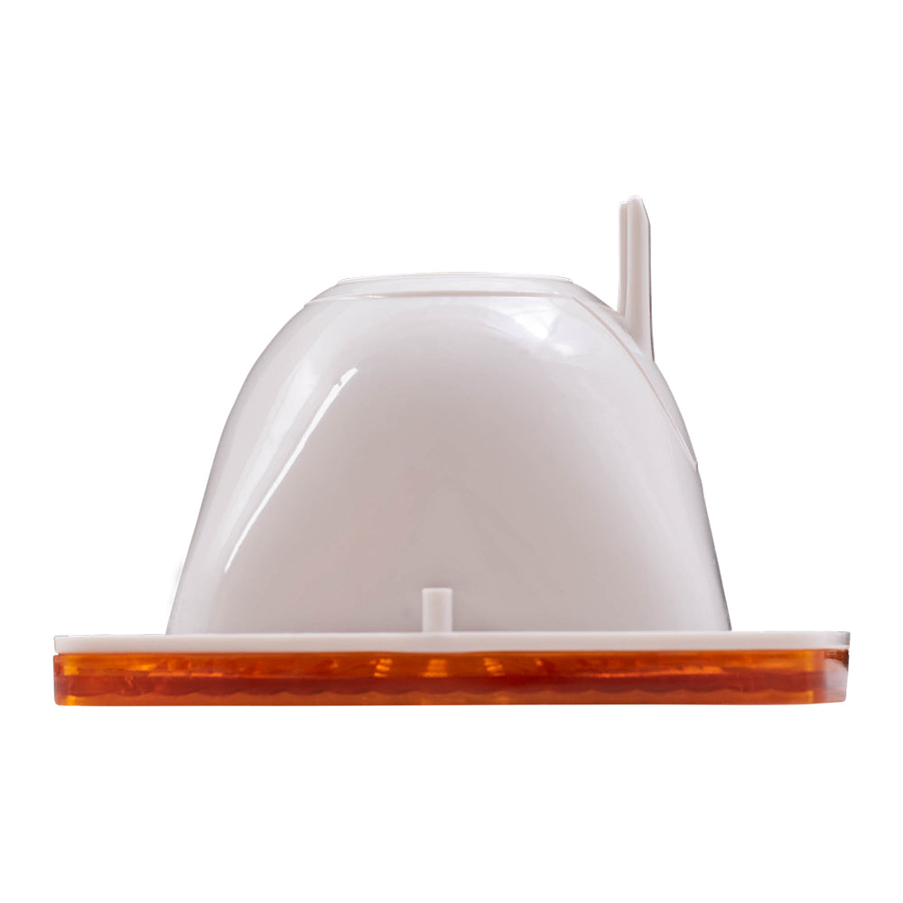 Brock Replacement Set Driver and Passenger Park Signal Front Marker Lights Compatible with 1987-1993 Wrangler 56001378