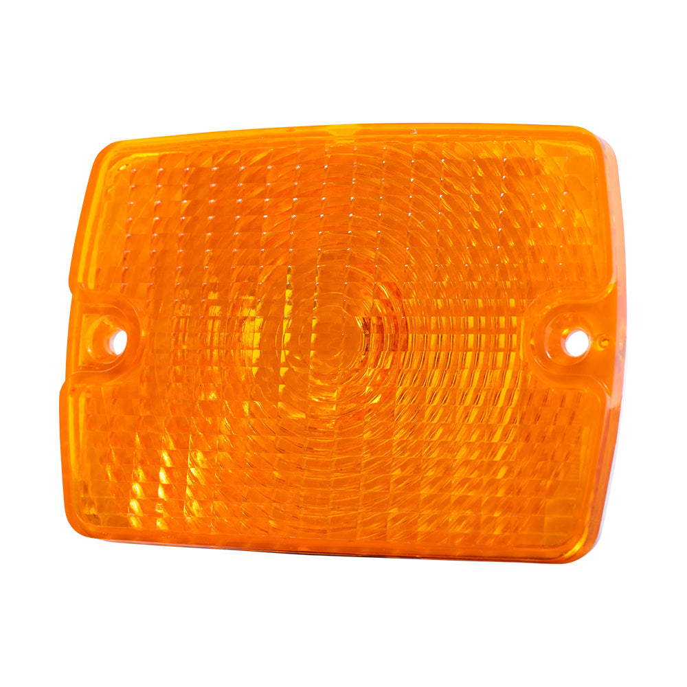 Brock Replacement Park Signal Front Marker Light Compatible with 1987-1993 Wrangler 56001378