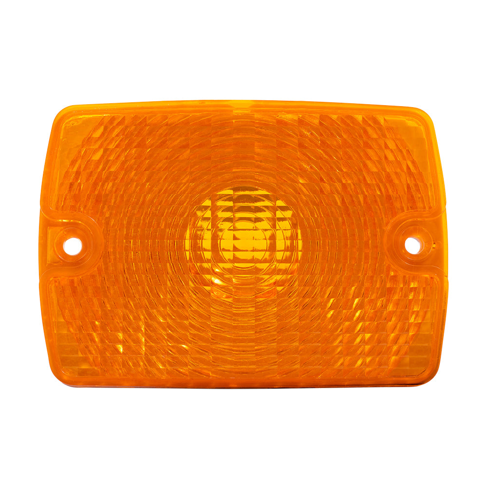 Brock Replacement Park Signal Front Marker Light Compatible with 1987-1993 Wrangler 56001378