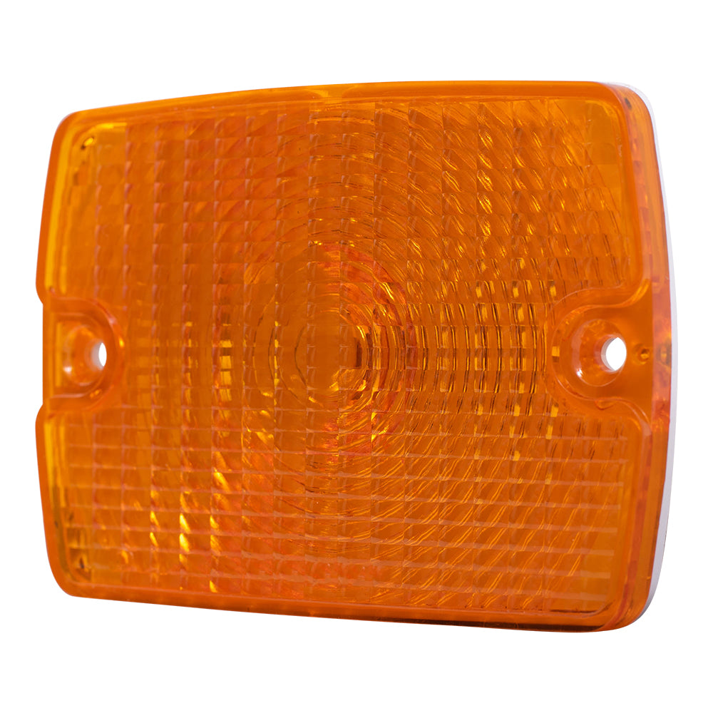 Brock Replacement Park Signal Front Marker Light Compatible with 1994-1995 Wrangler 55055077