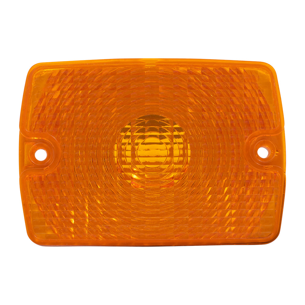 Brock Replacement Park Signal Front Marker Light Compatible with 1994-1995 Wrangler 55055077