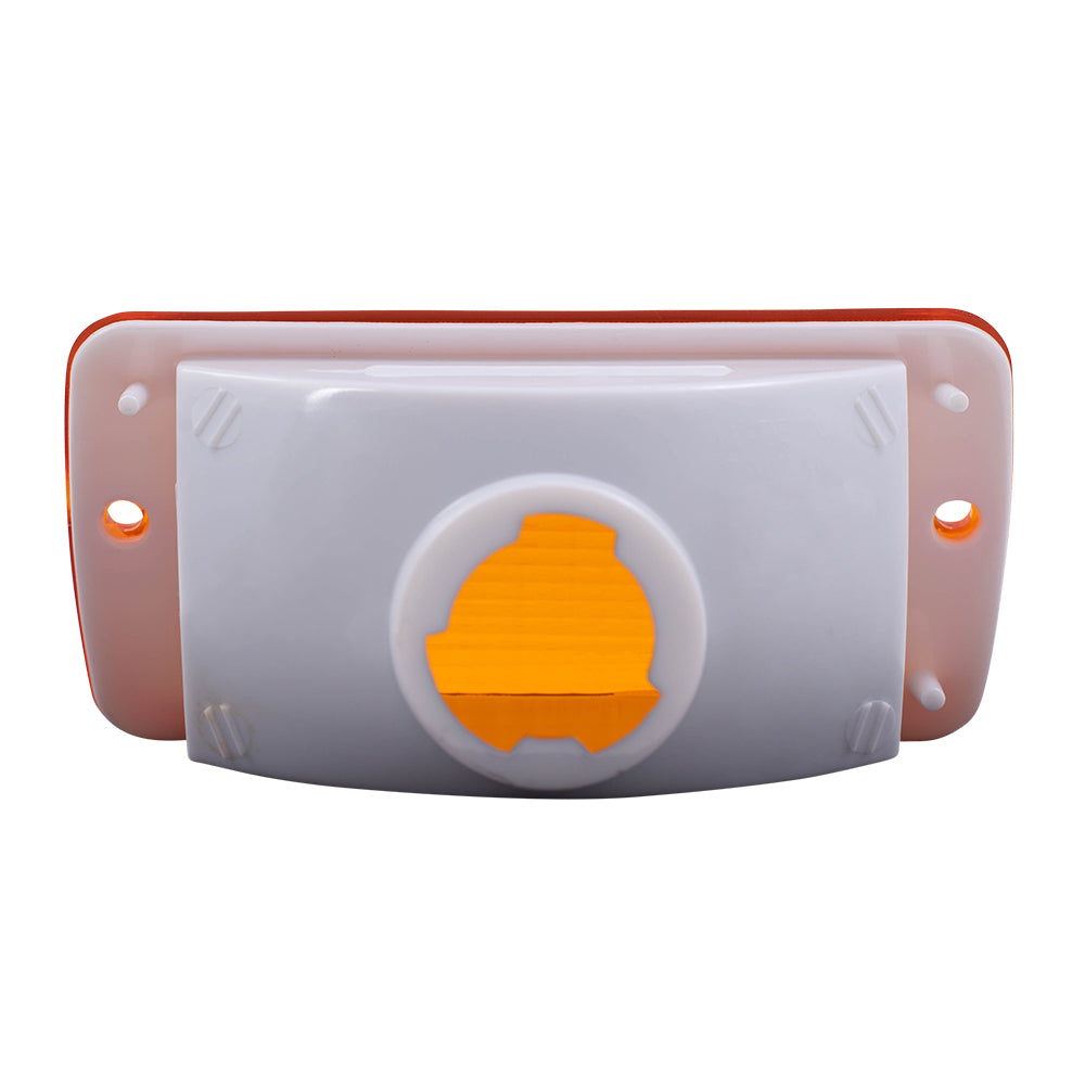 Brock Replacement Set Driver and Passenger Park Signal Front Marker Lights Compatible with 2001-2006 Wrangler 55157033AA 55156488AB