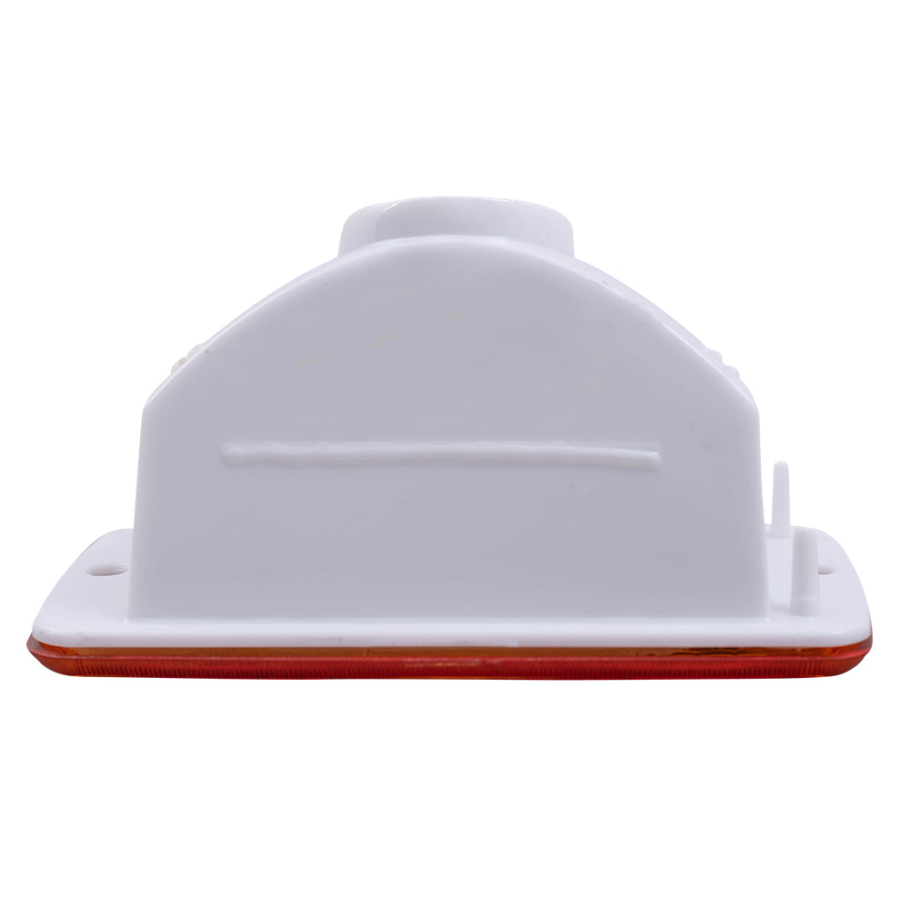 Brock Replacement Set Driver and Passenger Park Signal Front Marker Lights Compatible with 2001-2006 Wrangler 55157033AA 55156488AB