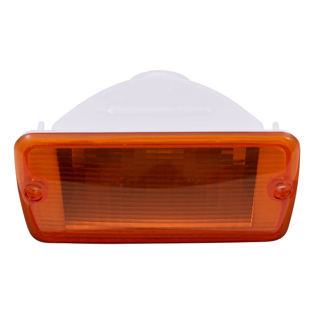 Brock Replacement Driver Park Signal Front Marker Light Compatible with 2001-2006 Wrangler 55157033AA