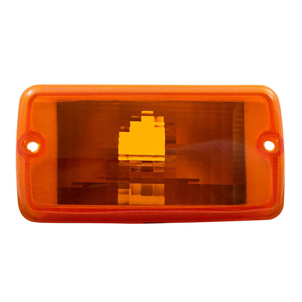 Brock Replacement Driver Park Signal Front Marker Light Compatible with 2001-2006 Wrangler 55157033AA