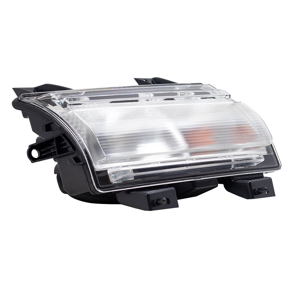 Brock Replacement Set Driver and Passenger Bulb Type Park Signal Lights Compatible with 2018-2019 Wrangler JL 2018-2019 Unlimited