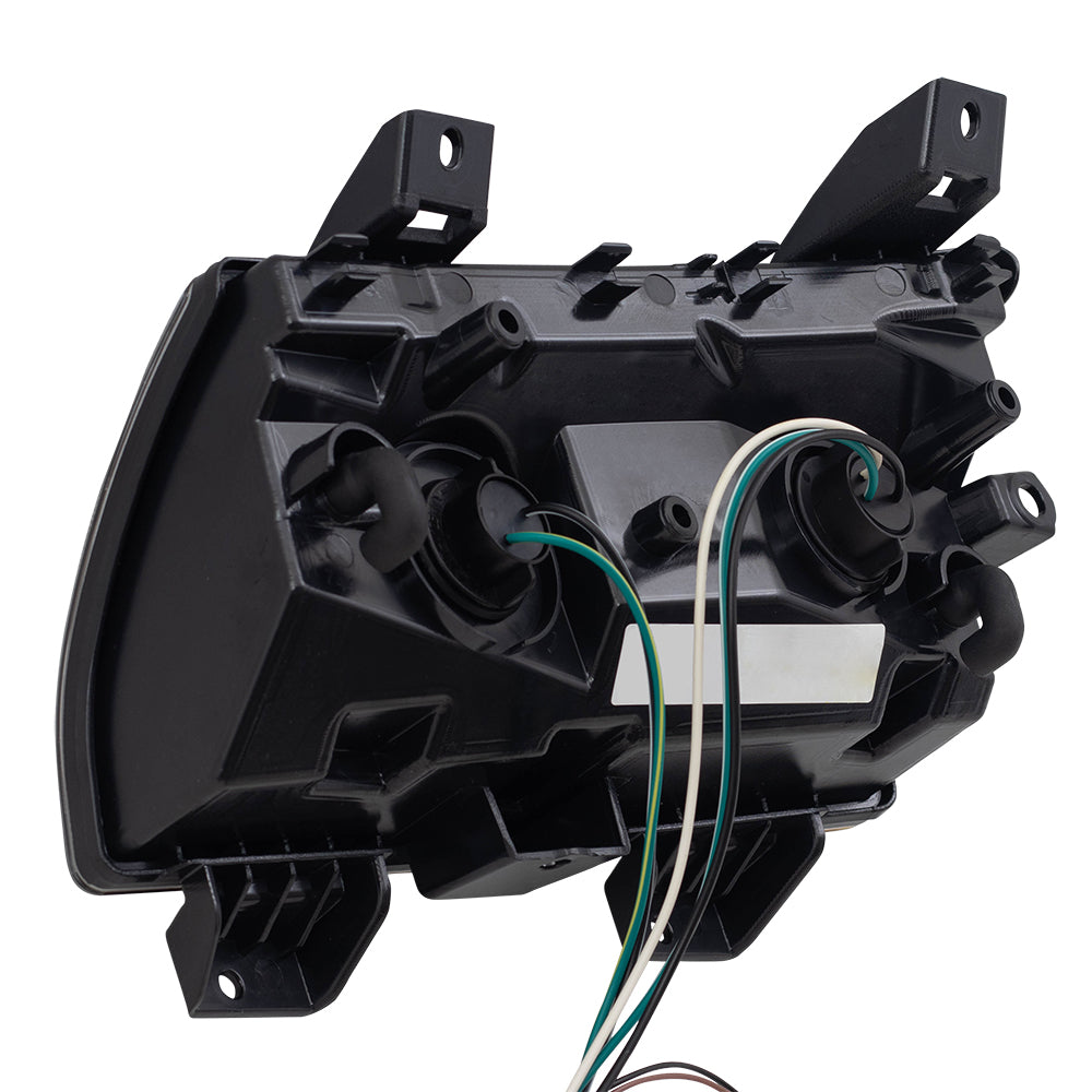 Brock Replacement Set Driver and Passenger Bulb Type Park Signal Lights Compatible with 2018-2019 Wrangler JL 2018-2019 Unlimited