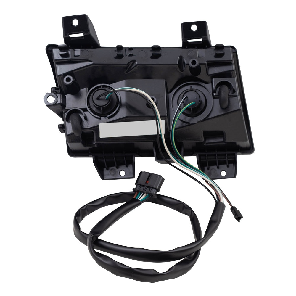 Brock Replacement Driver Bulb Type Park Signal Light Compatible with 2018-2019 Wrangler JL 2018-2019 Unlimited