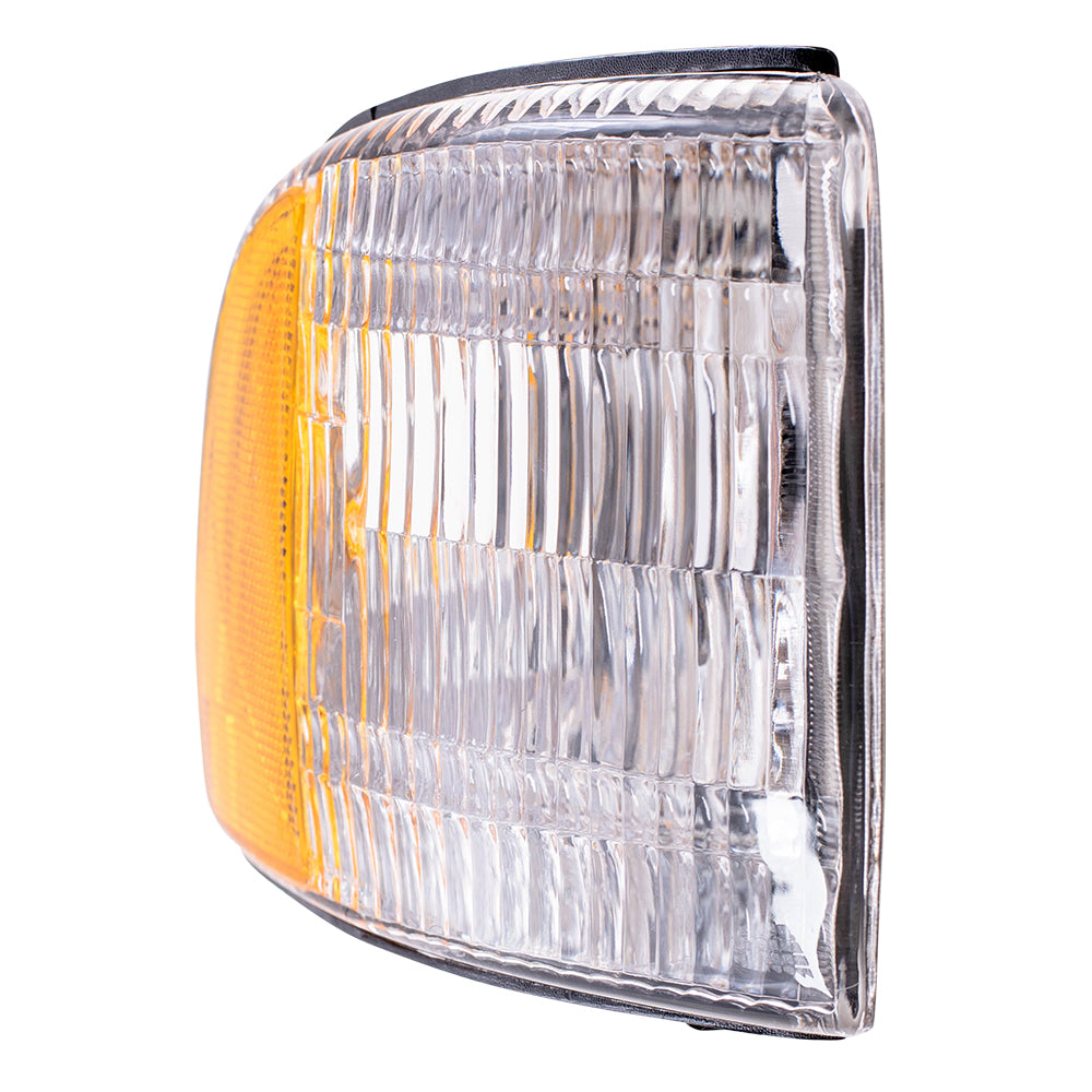 Brock Replacement Passenger Park Signal Corner Marker Light Compatible with 1994-2002 Pickup Truck 55054772AB