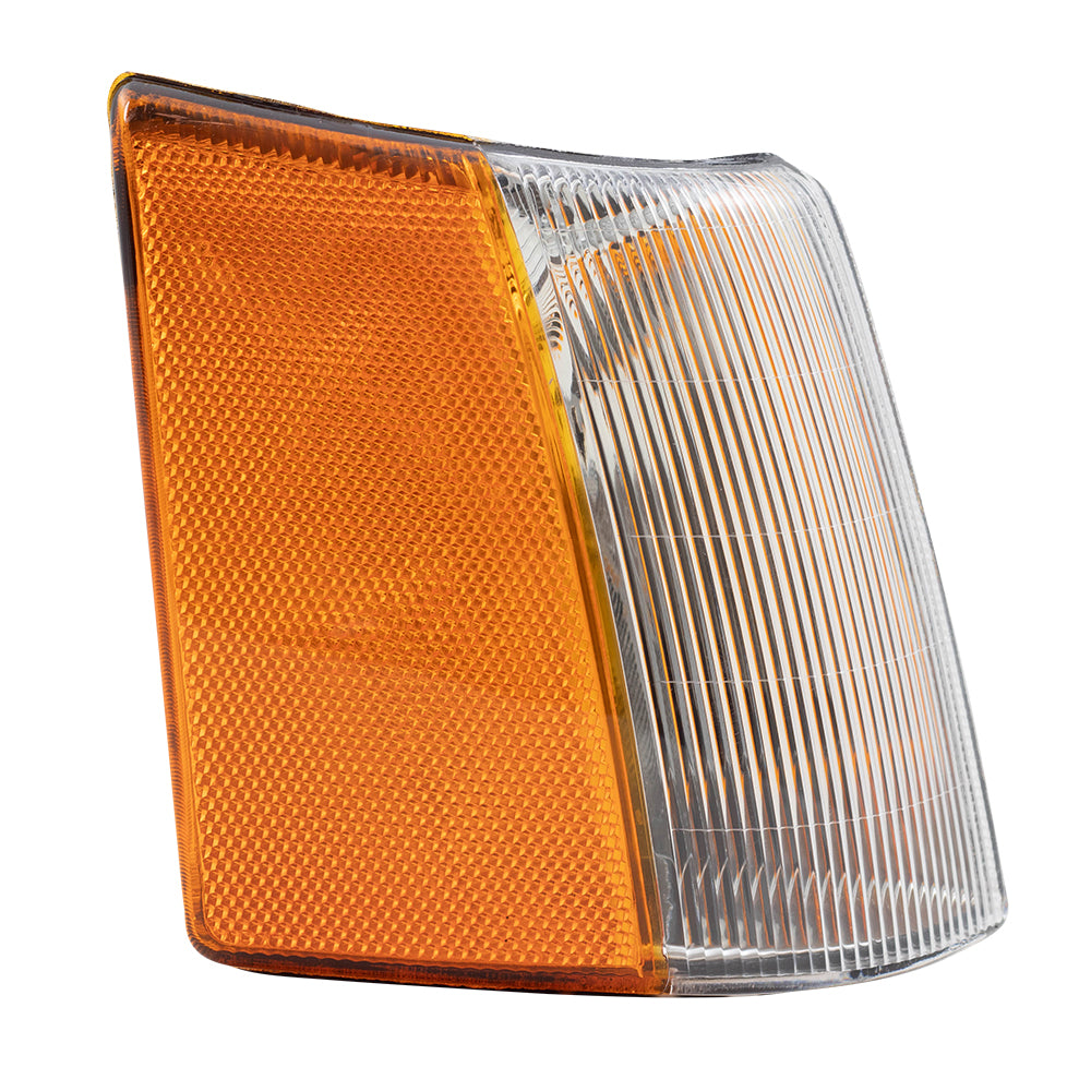 Brock Replacement Set Driver and Passenger Signal Side Marker Lights Compatible with 1993-1998 Grand Cherokee 56005105 56005104
