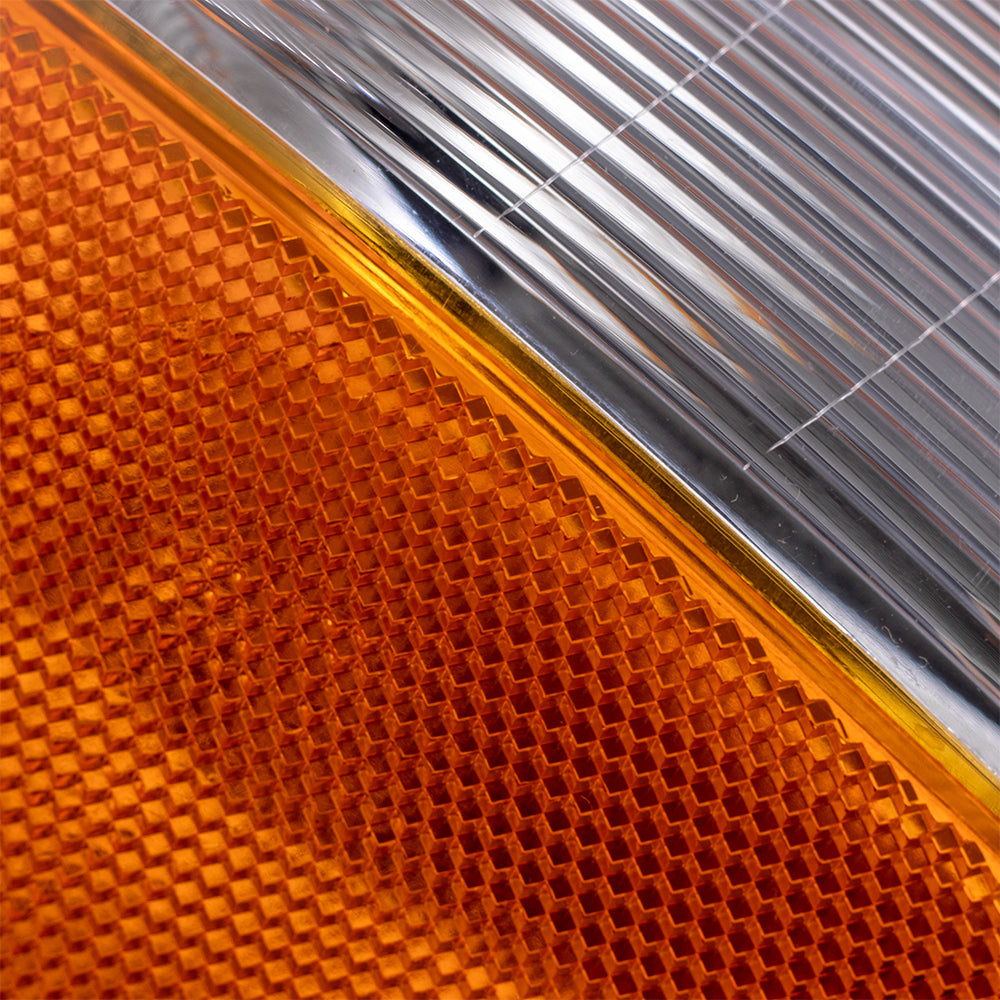 Brock Replacement Set Driver and Passenger Signal Side Marker Lights Compatible with 1993-1998 Grand Cherokee 56005105 56005104