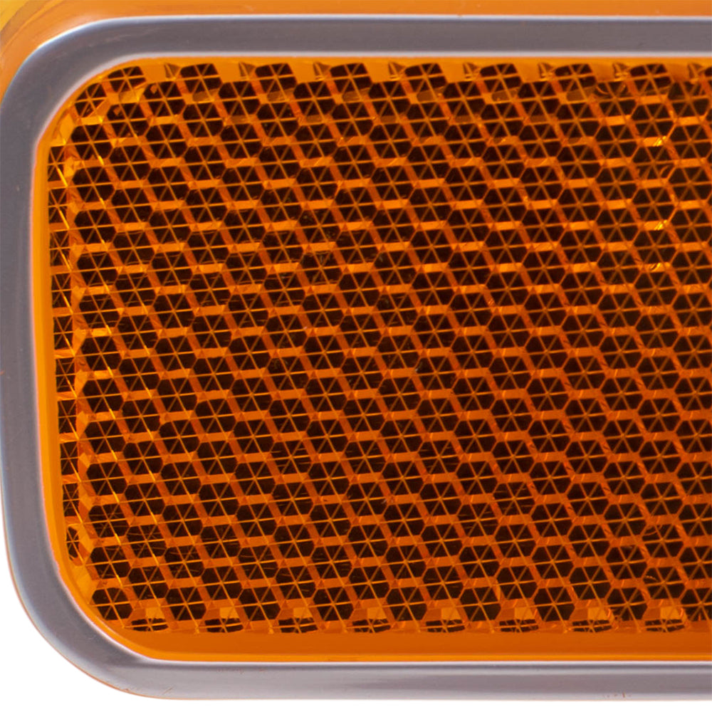Brock Replacement Amber Front Signal Side Marker Light Compatible with 1981-1983 Pickup Truck 3587436