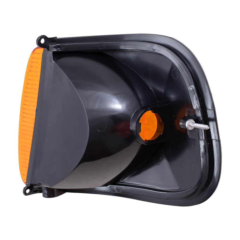 Brock Replacement Passenger Park Signal Corner Marker Light Compatible with 1998-2003 B Series Van 55076526AC
