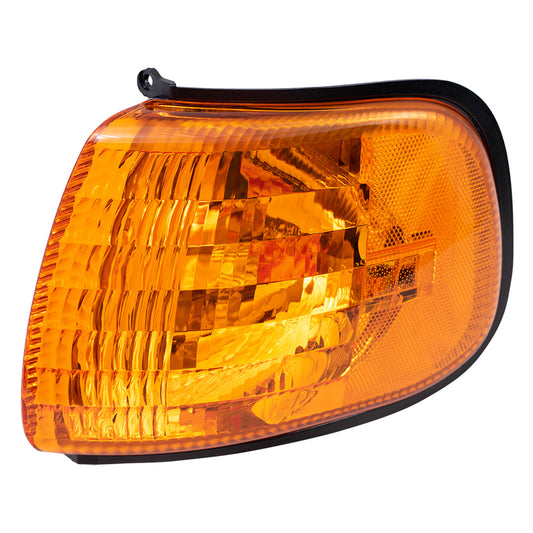 Brock Replacement Driver Park Signal Corner Marker Light Compatible with 1998-2003 B Series Van 55076527AC