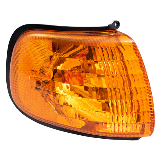 Brock Replacement Passenger Park Signal Corner Marker Light Compatible with 1998-2003 B Series Van 55076526AC