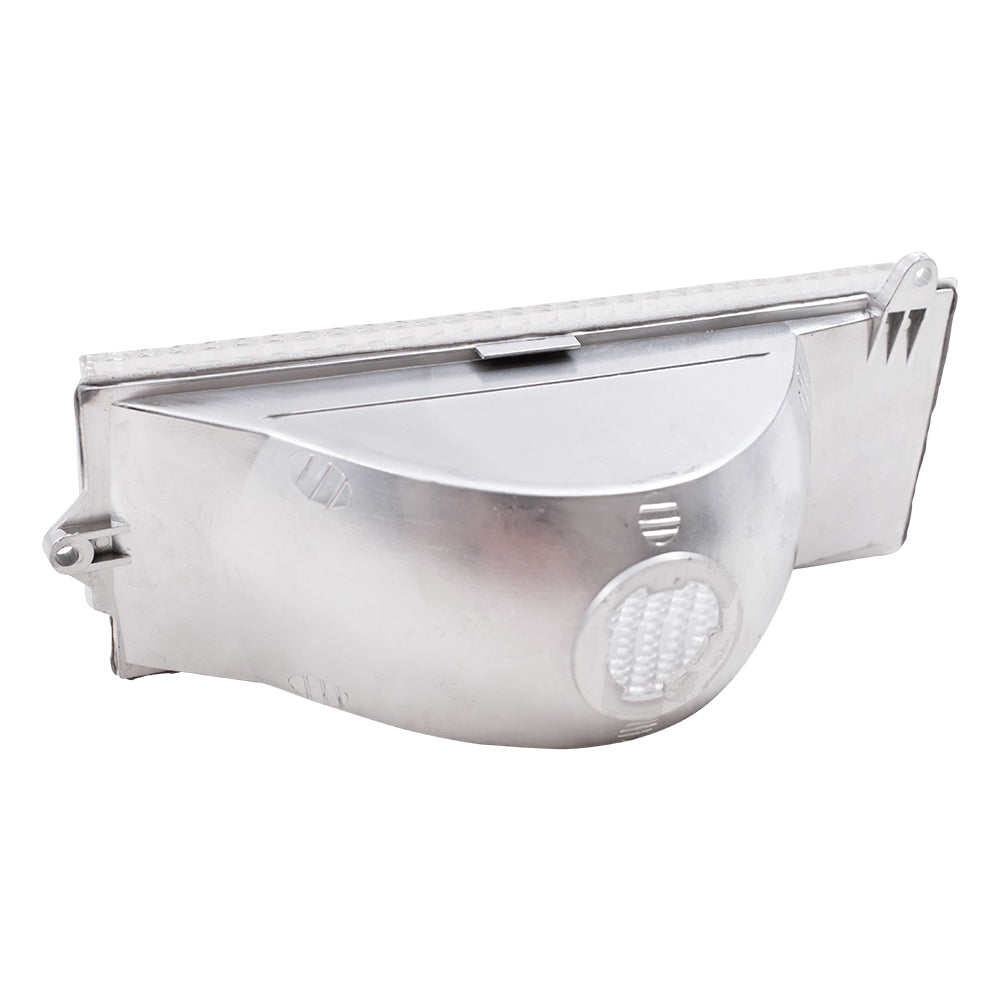 Brock Replacement Set Driver and Passenger Park Signal Front Marker Lights Compatible with 84-96 Cherokee Comanche Wagoneer 56000099 56000098