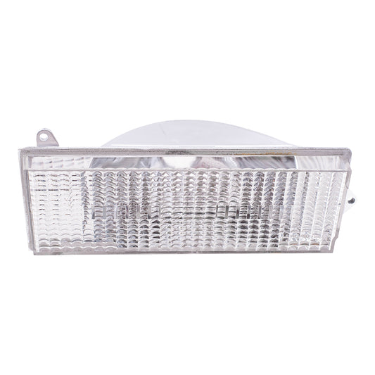 Brock Replacement Passenger Park Signal Front Marker Light Compatible with 84-96 Cherokee Comanche Wagoneer 56000098