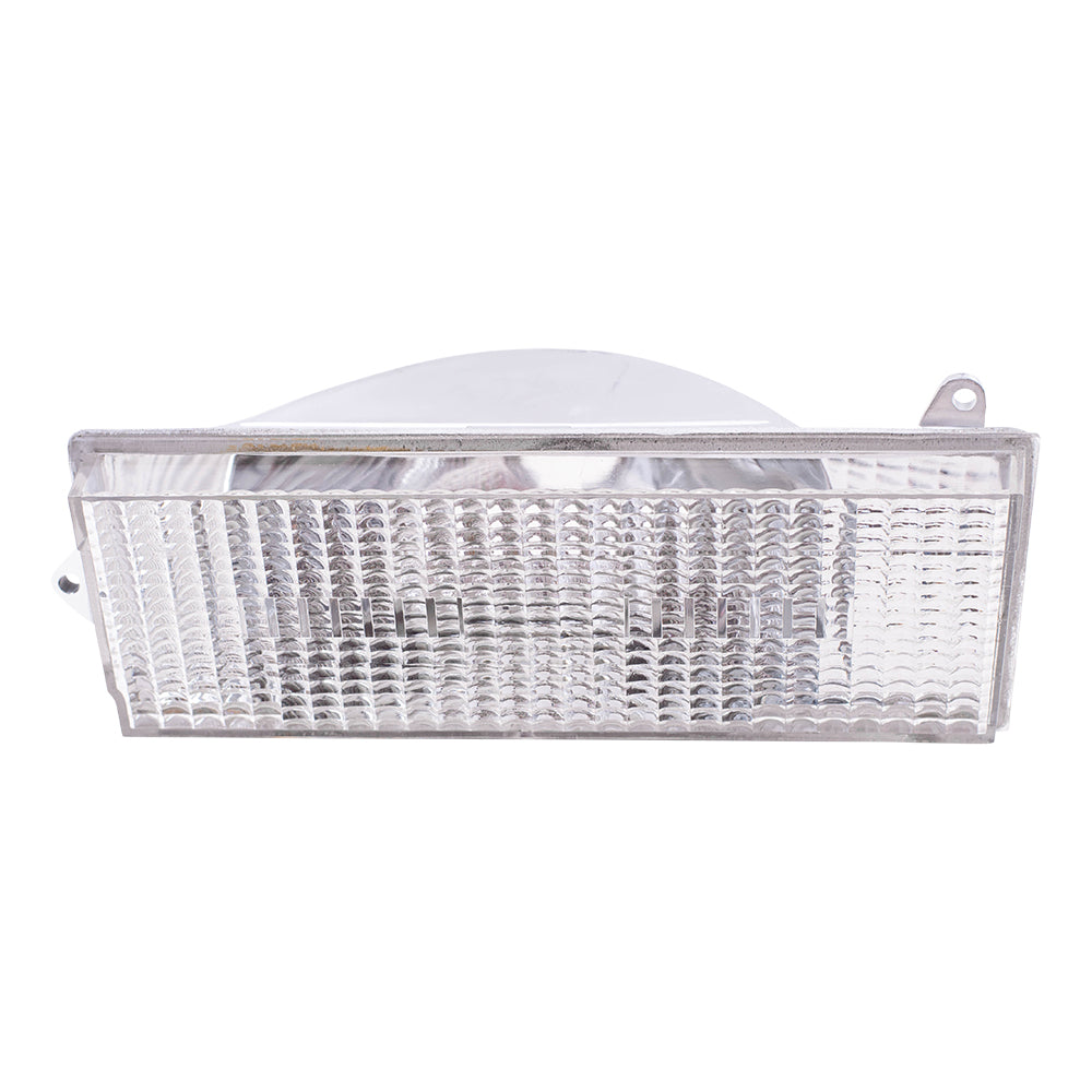 Brock Replacement Driver Park Signal Front Marker Light Compatible with 84-96 Cherokee Comanche Wagoneer 56000099