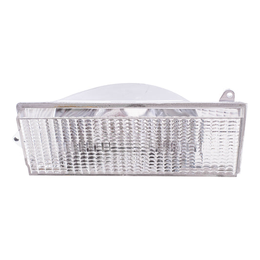 Brock Replacement Driver Park Signal Front Marker Light Compatible with 84-96 Cherokee Comanche Wagoneer 56000099