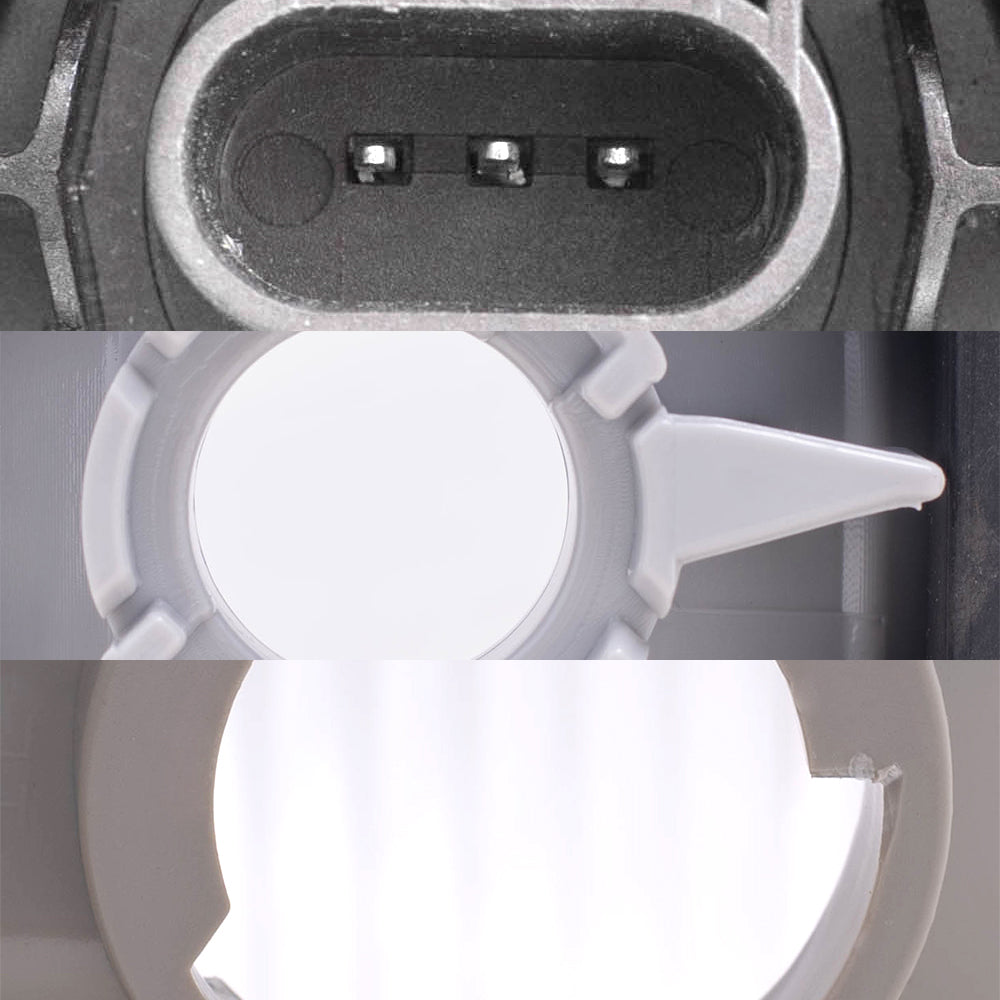 Brock Replacement Halogen Headlight Assemblies without Leveling, Park Signal Marker Lights and Fog Lights 6 Piece Set Compatible with 2010 Compass