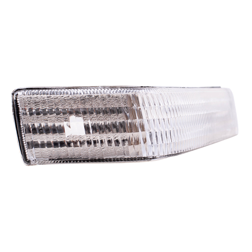 Brock Replacement Set Driver and Passenger Park Signal Front Marker Lights Compatible with 1993 Grand Wagoneer 1993-1996 Grand Cherokee