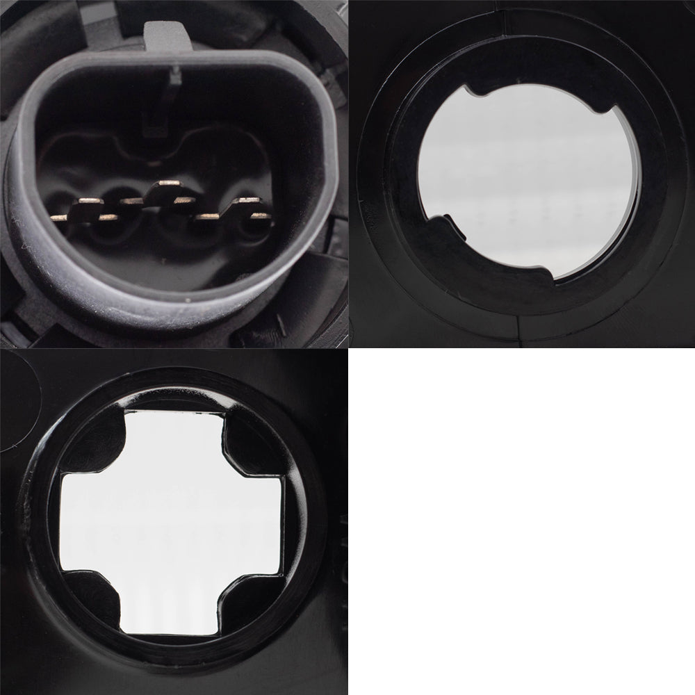 Brock Replacement 6 Pc Set Headlights, Park Signal and Side Marker Lights Compatible with 1997-1998 Grand Cherokee